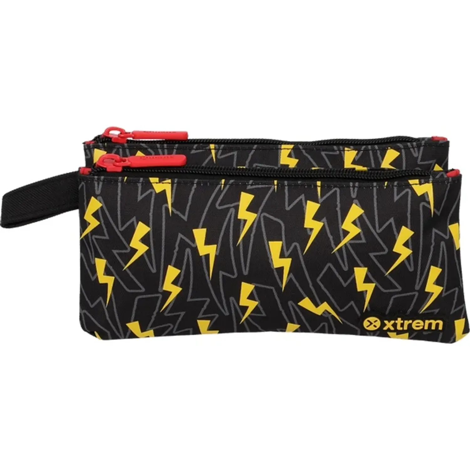 Cartuchera Xtrem Niño Trinity 6xt color negro | Platanitos