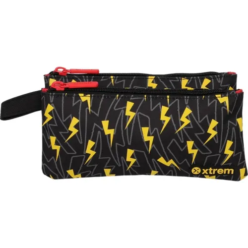 Cartuchera Xtrem Niño Trinity 6xt color negro | Platanitos
