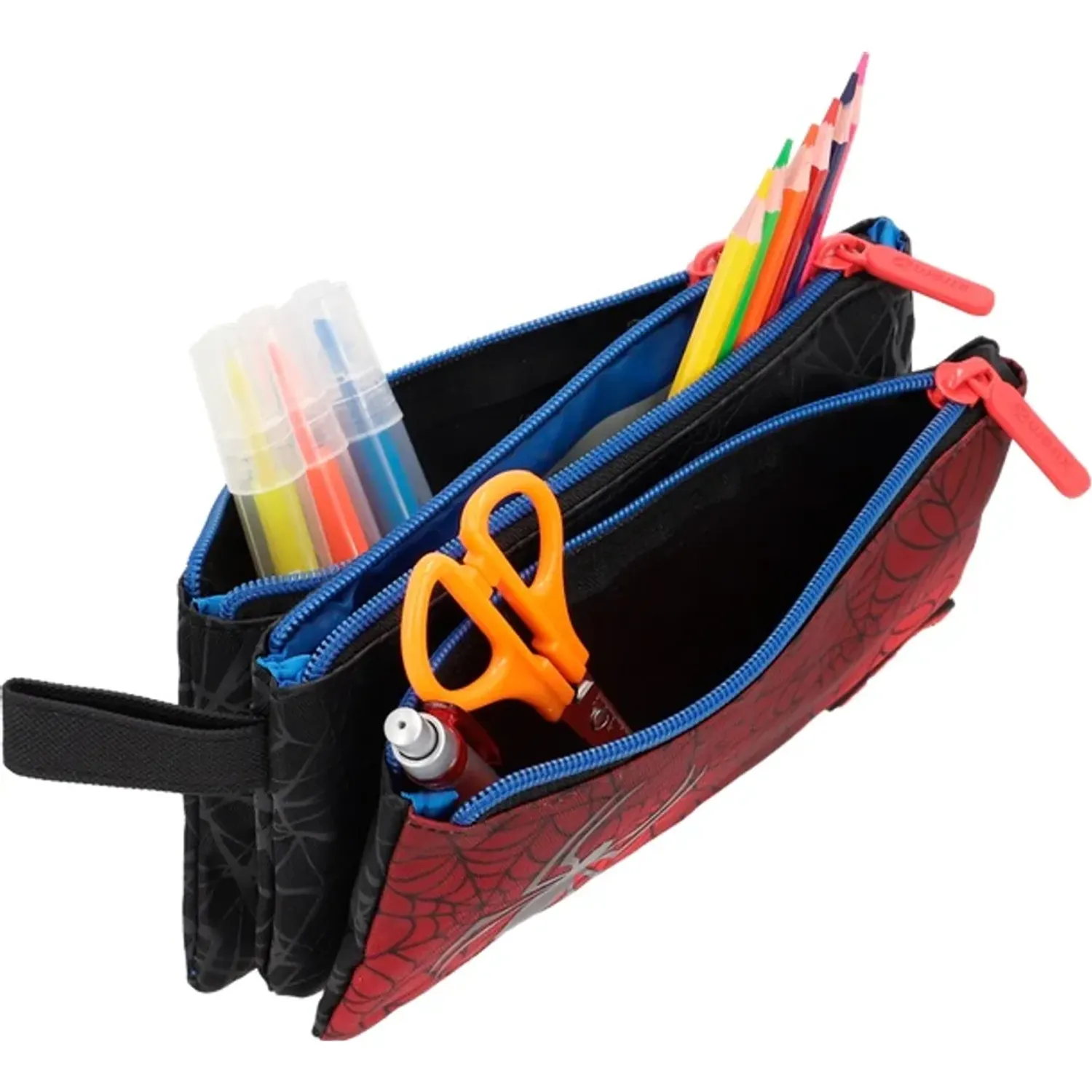 Cartuchera Xtrem Niño Trinity 6xt color negro | Platanitos
