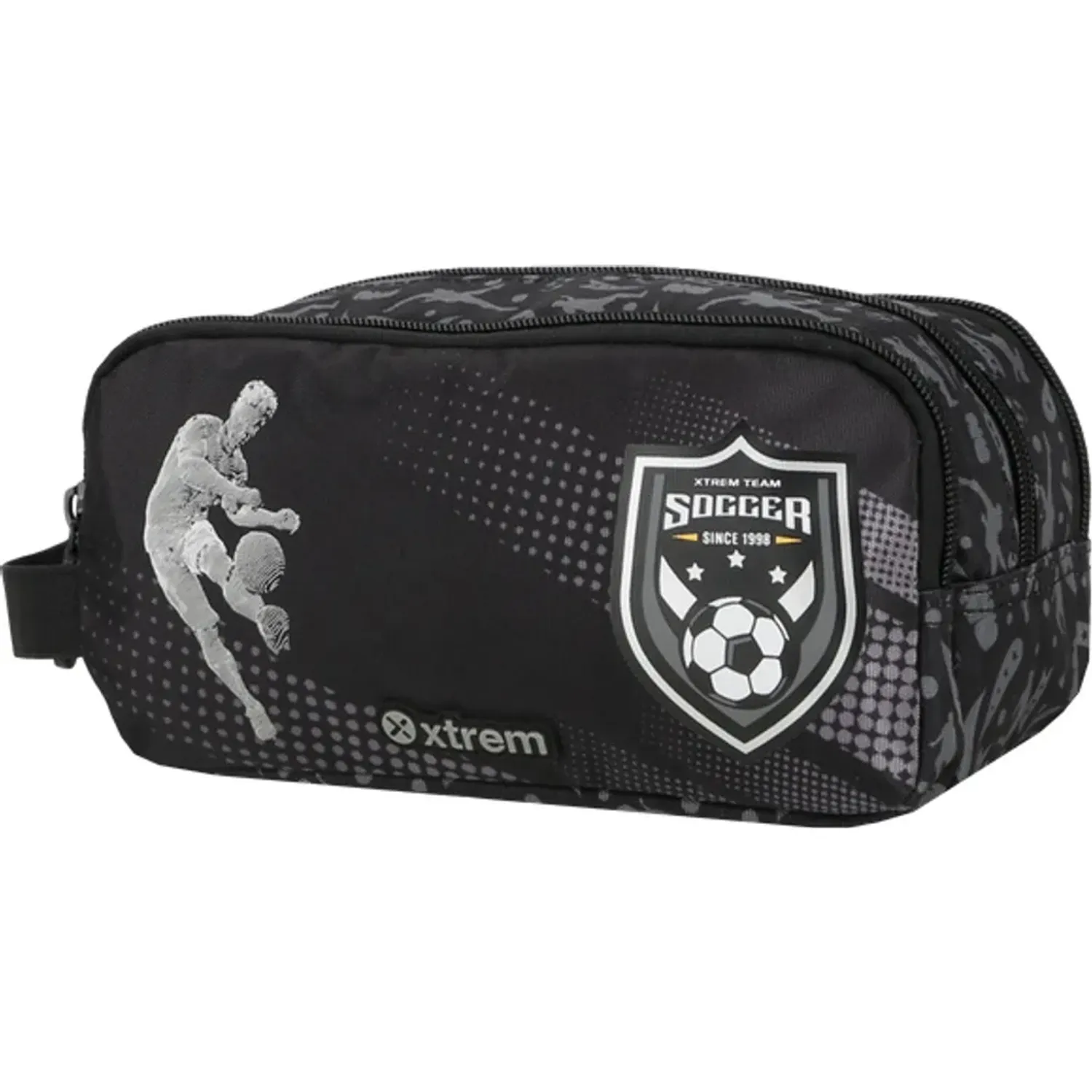 Cartuchera Xtrem Niño University+ 6xt color gris | Platanitos