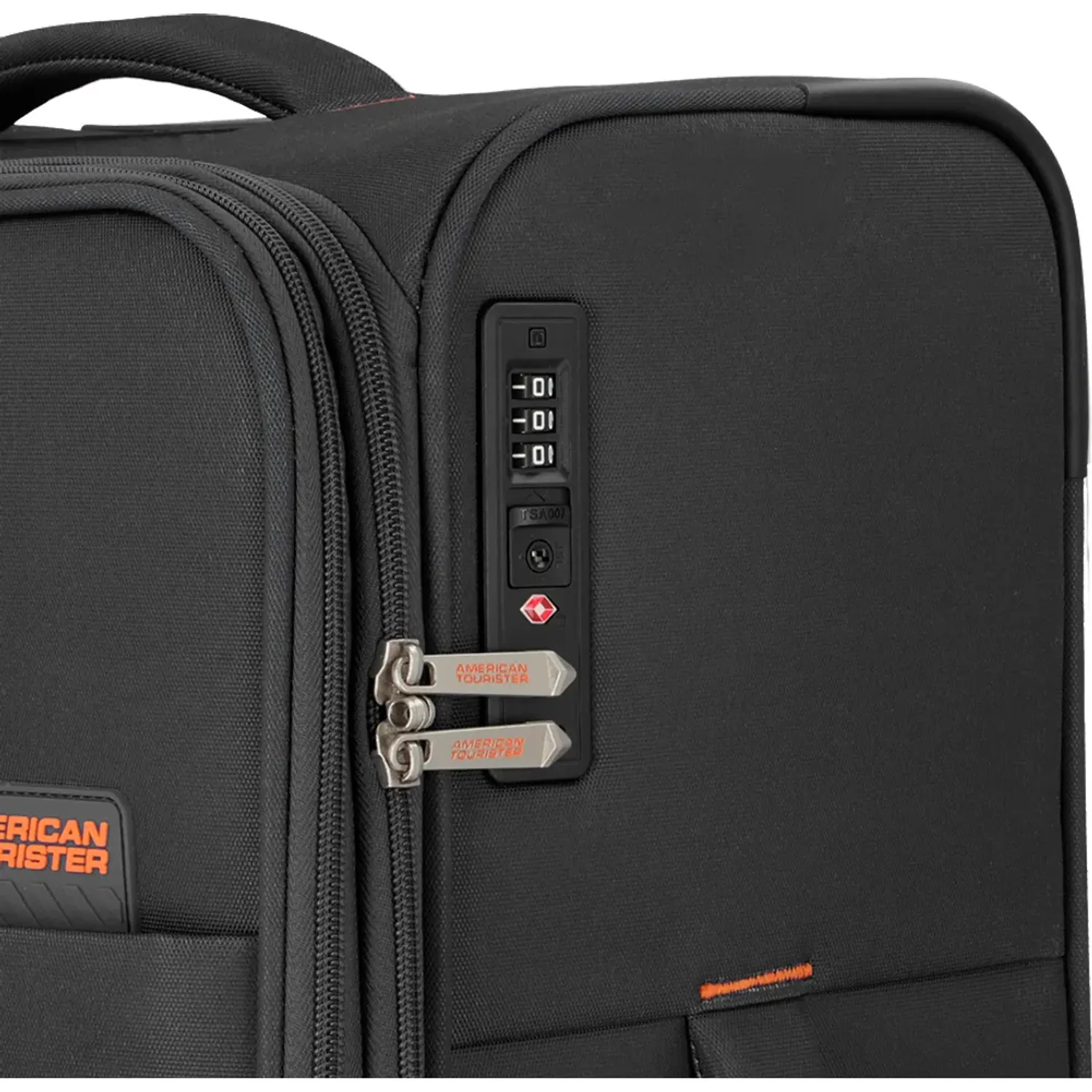 Maleta American Tourister Blanda Unisex Sun Break Mediana color negro | Platanitos
