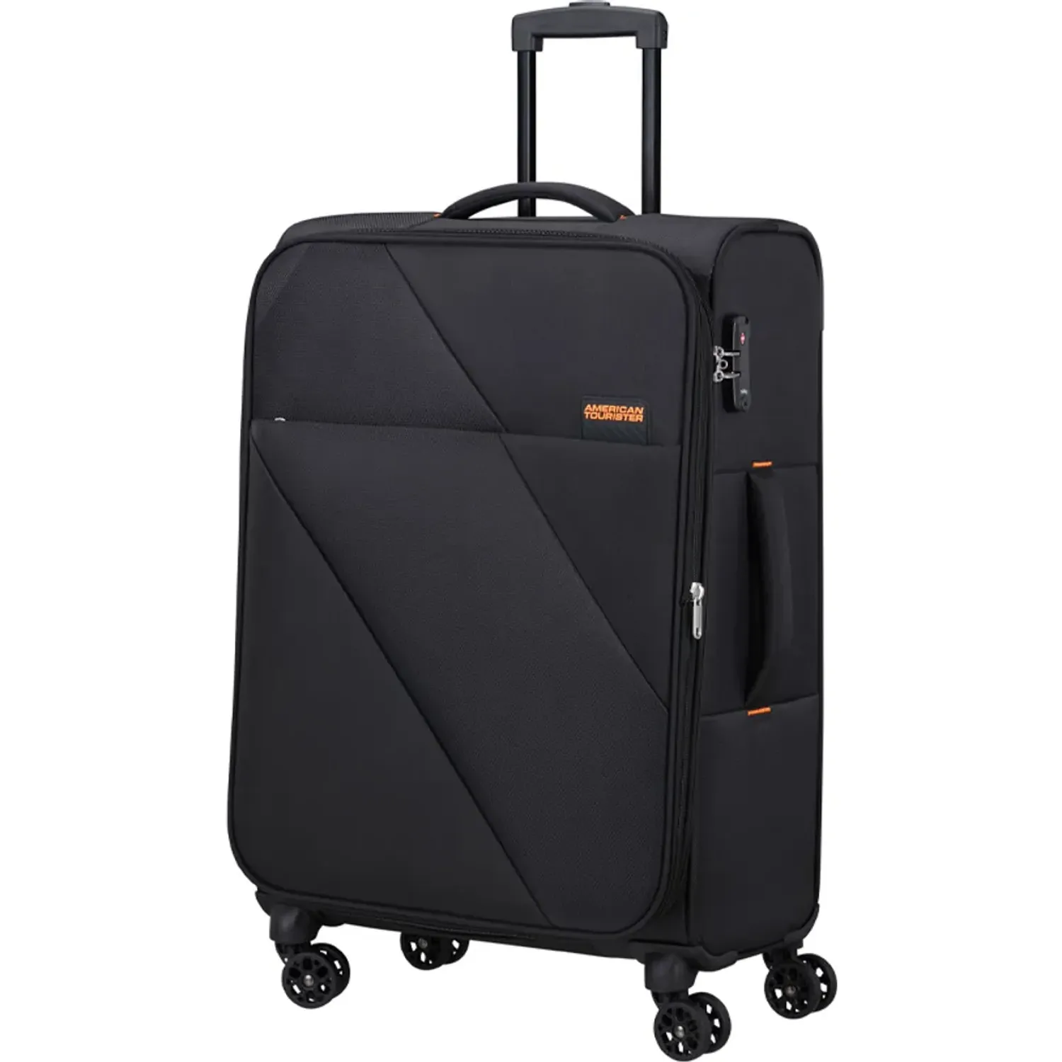 Maleta American Tourister Blanda Unisex Sun Break Mediana color negro | Platanitos