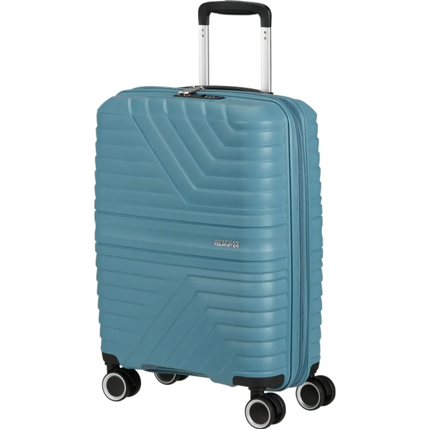 American tourister Maleta American Tourister Rigida Unisex Flytwist Cabina color celeste | Platanitos