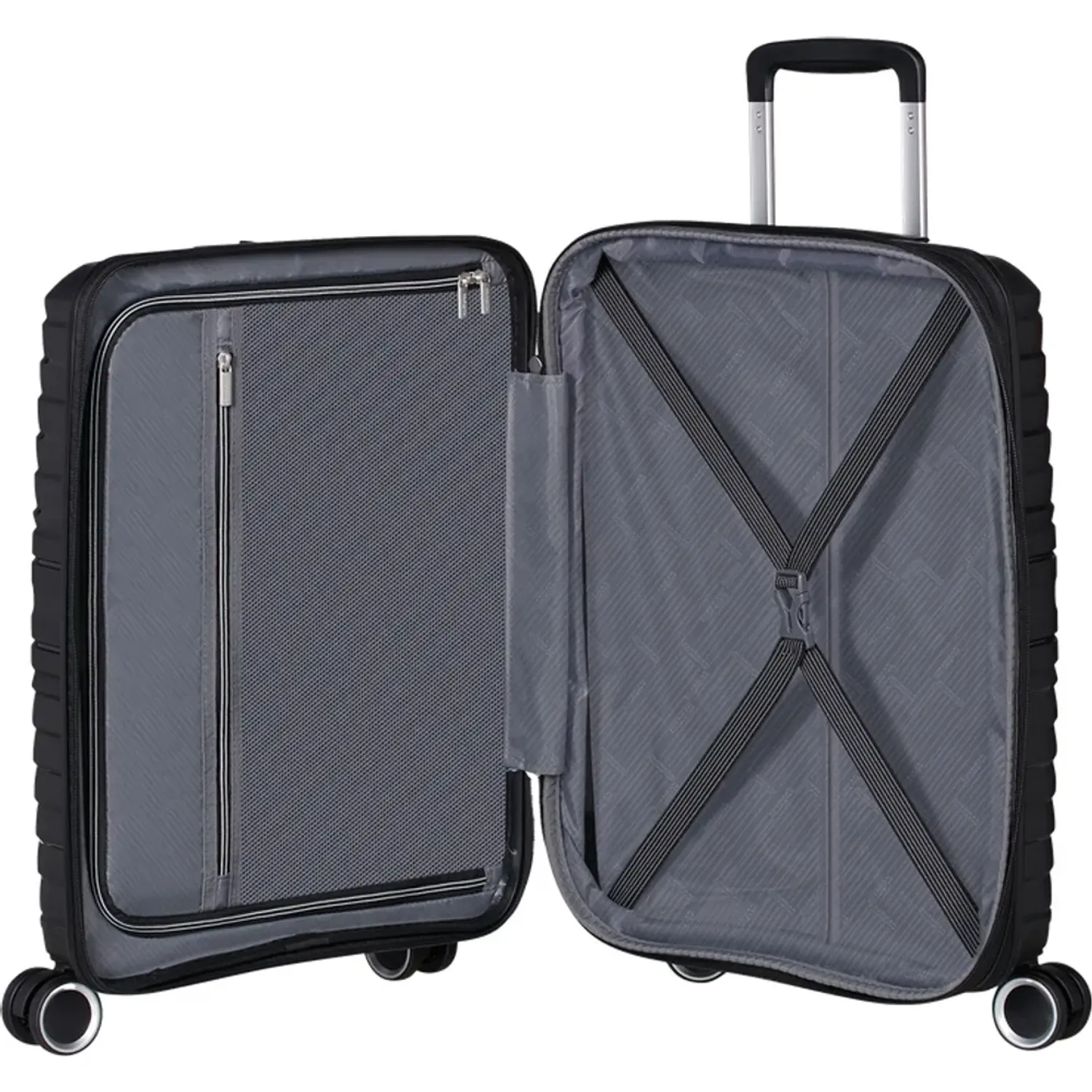 American tourister Maleta American Tourister Rigida Unisex Flytwist Cabina color negro | Platanitos