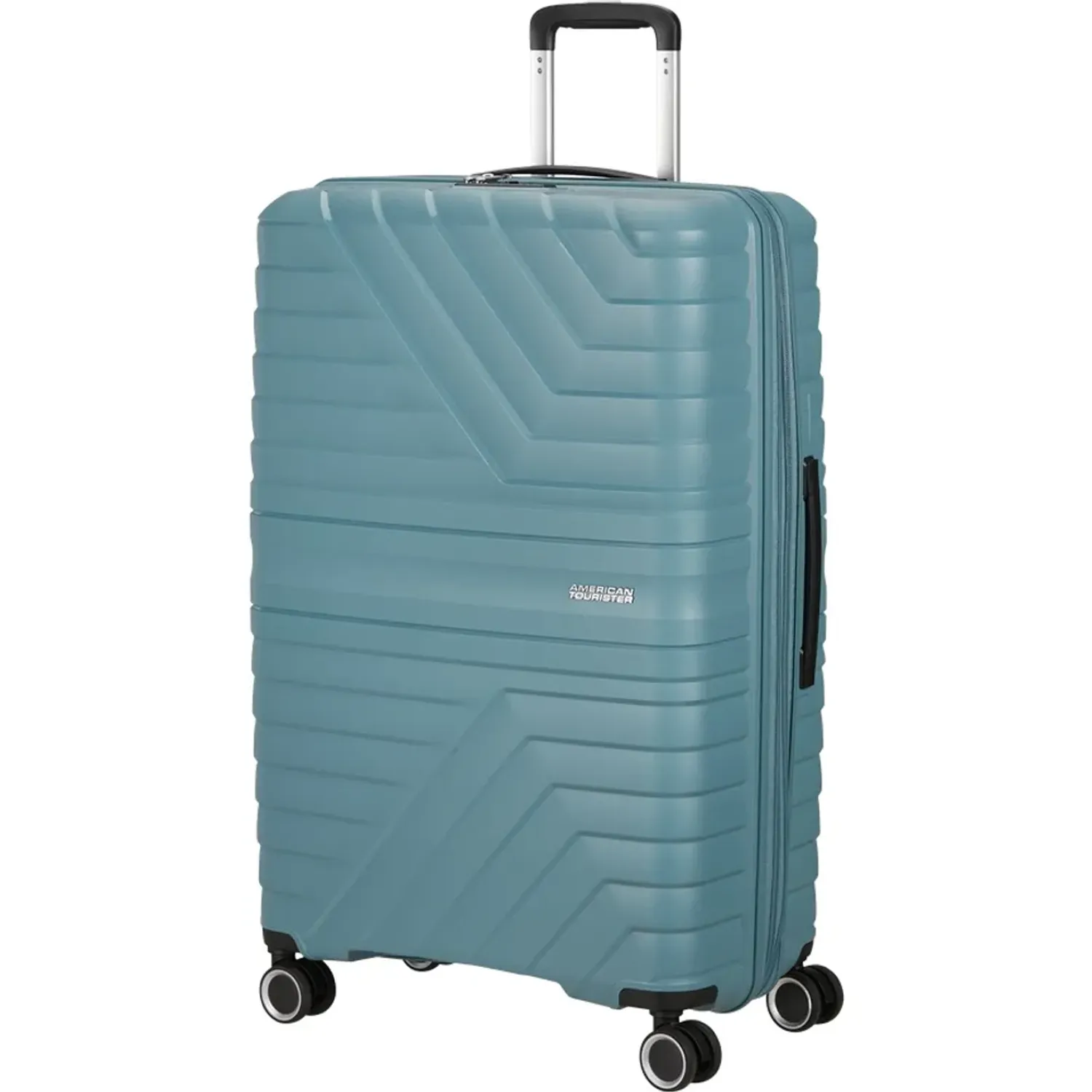 American tourister Maleta American Tourister Rigida Unisex Flytwist Grande color celeste | Platanitos