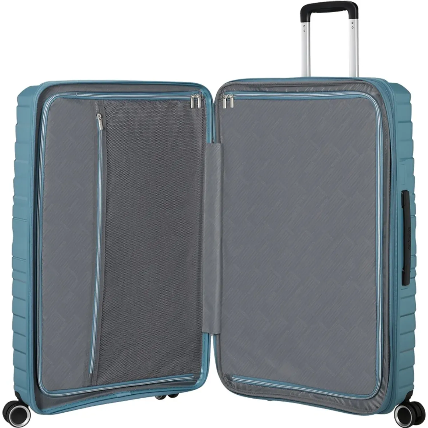 American tourister Maleta American Tourister Rigida Unisex Flytwist Grande color celeste | Platanitos