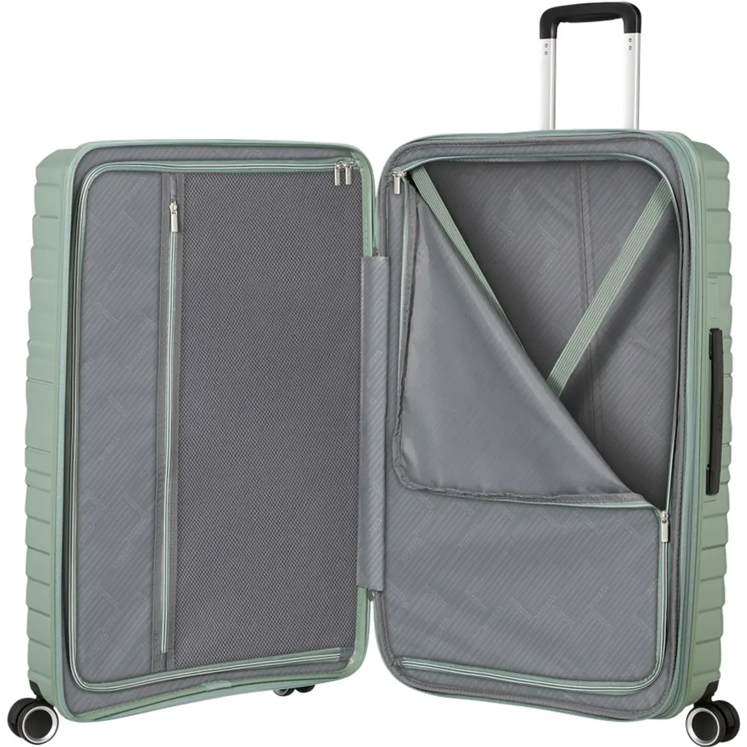 Maleta American Tourister Rigida Unisex Flytwist Grande color verde | Platanitos