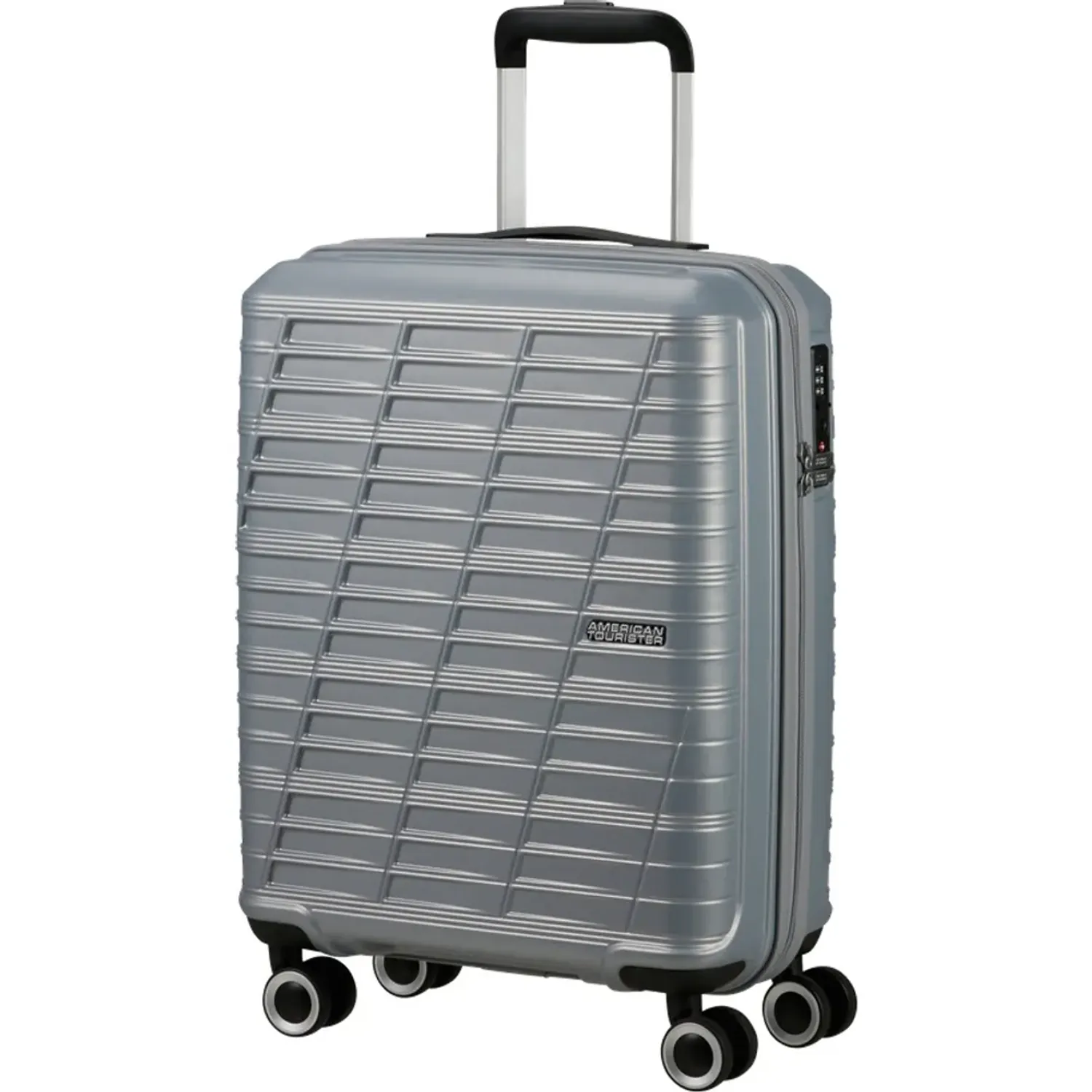 American tourister Maleta American Tourister Rigida Unisex Surftime Cabina color plateado | Platanitos