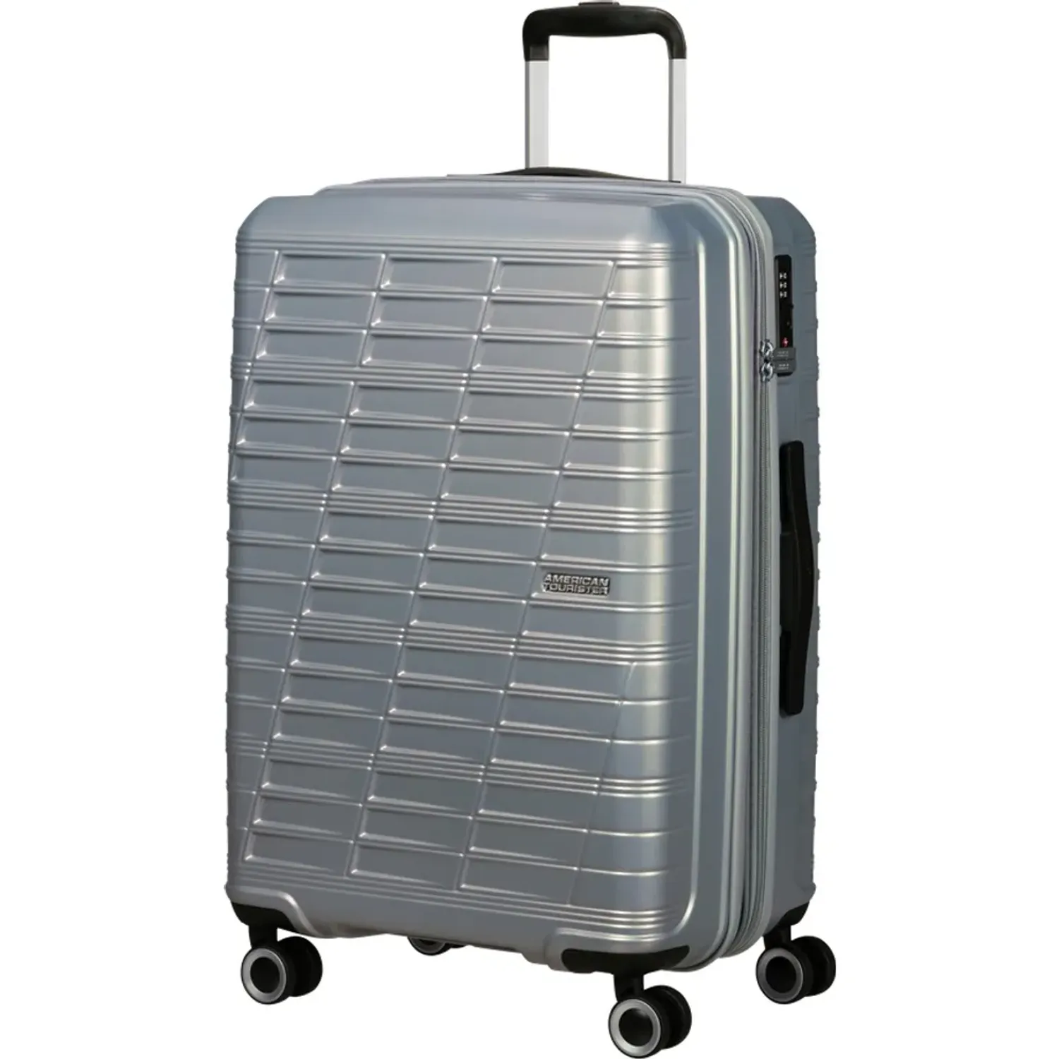 American tourister Maleta American Tourister Rigida Unisex Surftime Mediana color plateado | Platanitos