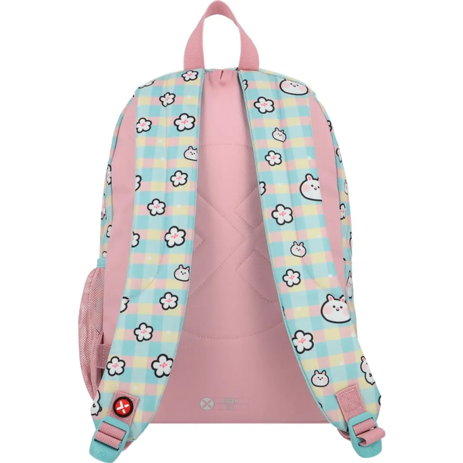 Mochila Xtrem Niña Logan 6xt color celeste | Platanitos