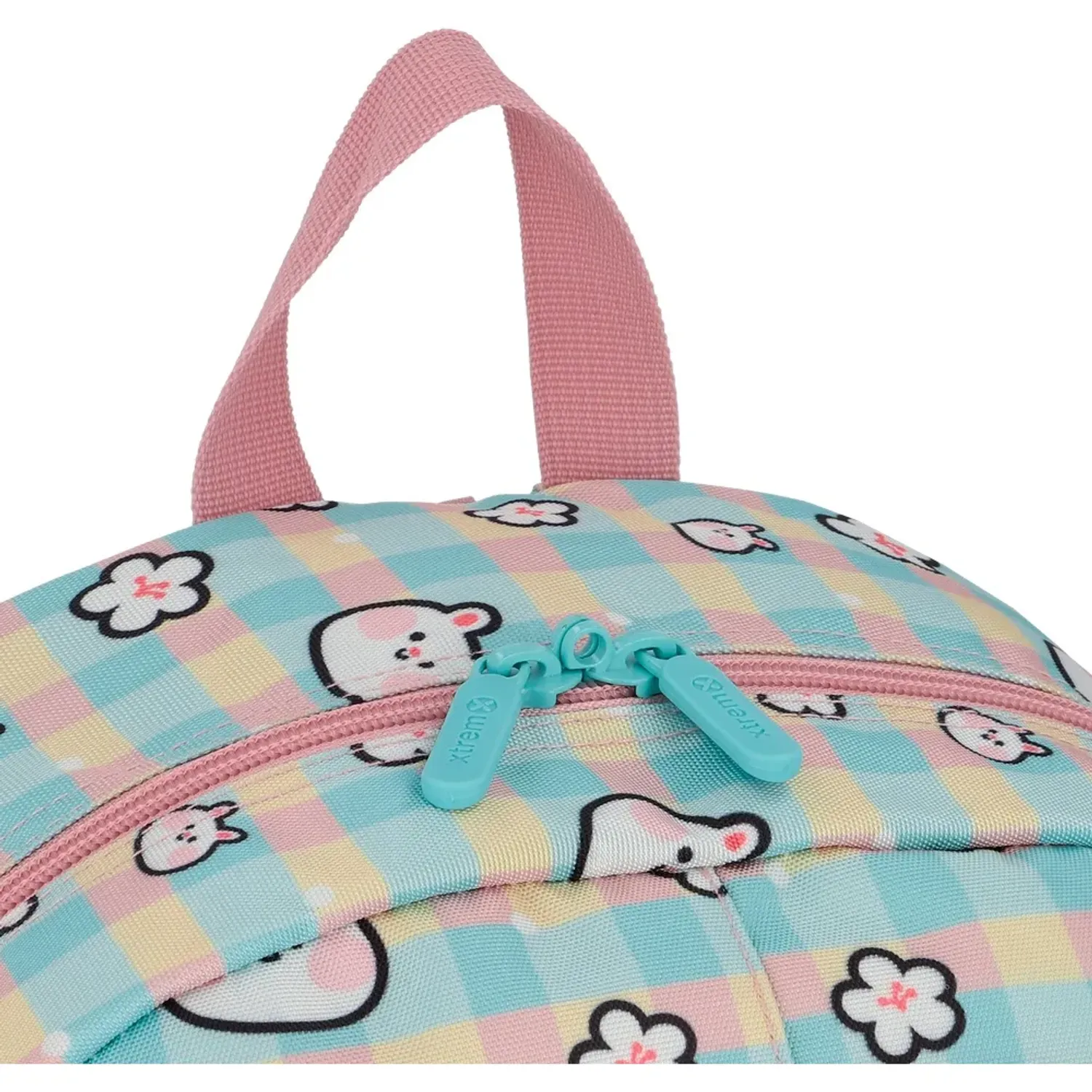 Mochila Xtrem Niña Logan 6xt color celeste | Platanitos