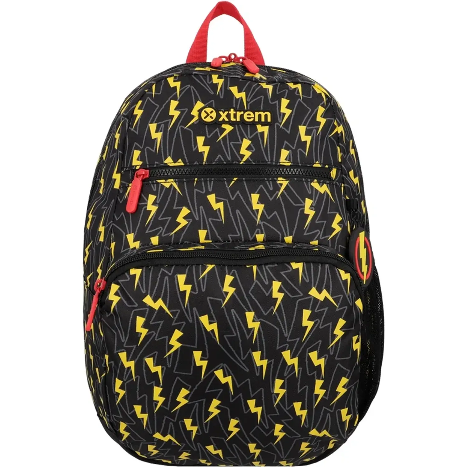 Mochila Xtrem Niño Bolt 6xt color negro | Platanitos