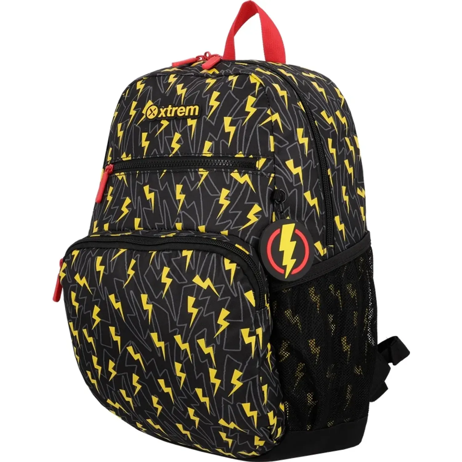 Mochila Xtrem Niño Bolt 6xt color negro | Platanitos