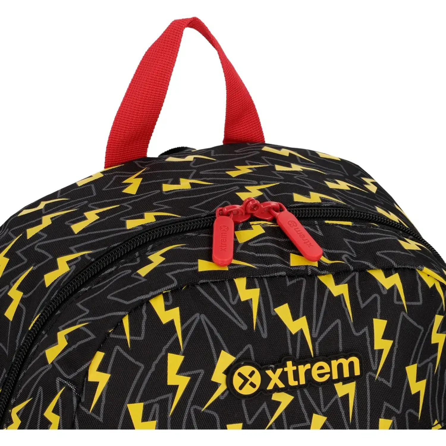 Mochila Xtrem Niño Bolt 6xt color negro | Platanitos