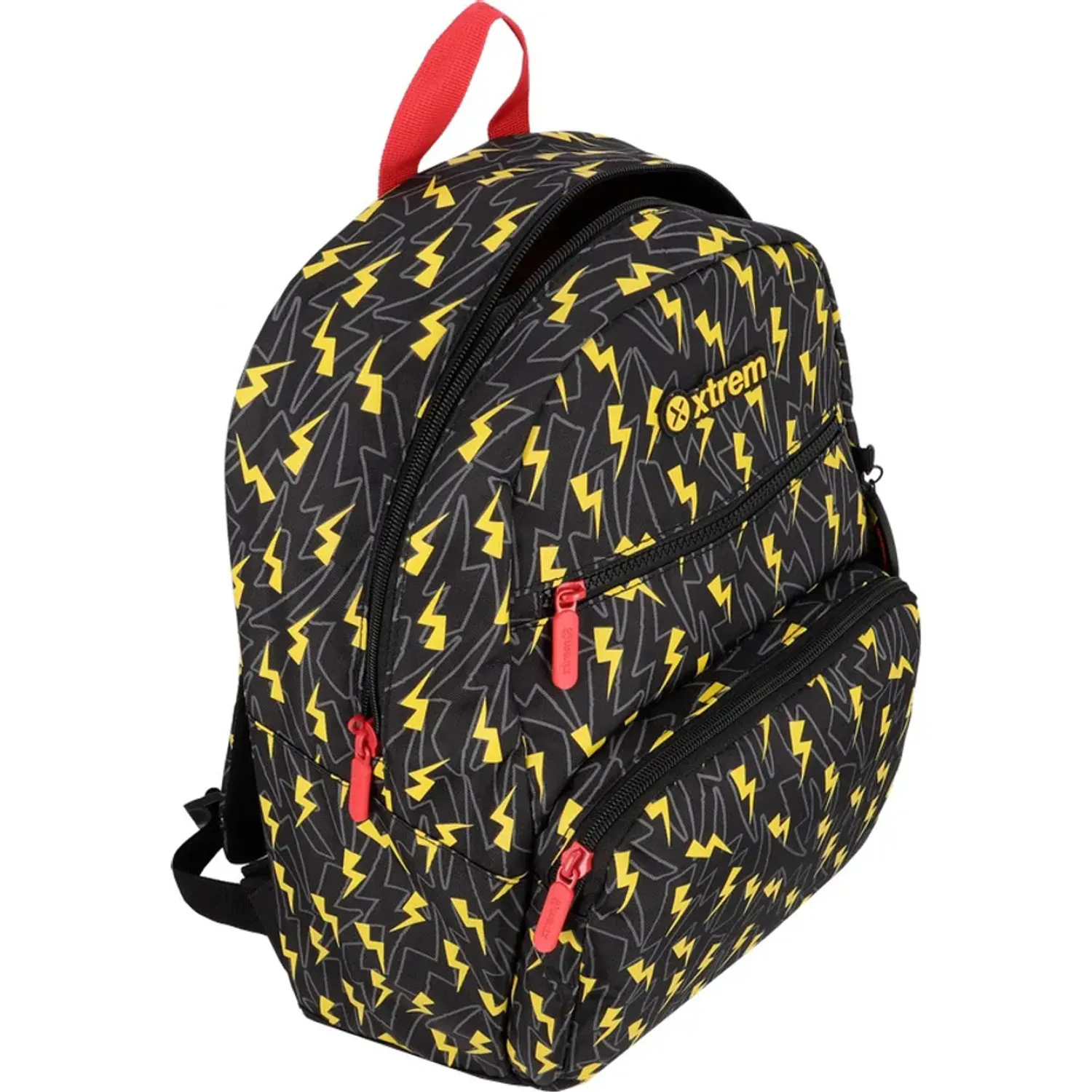 Mochila Xtrem Niño Bolt 6xt color negro | Platanitos
