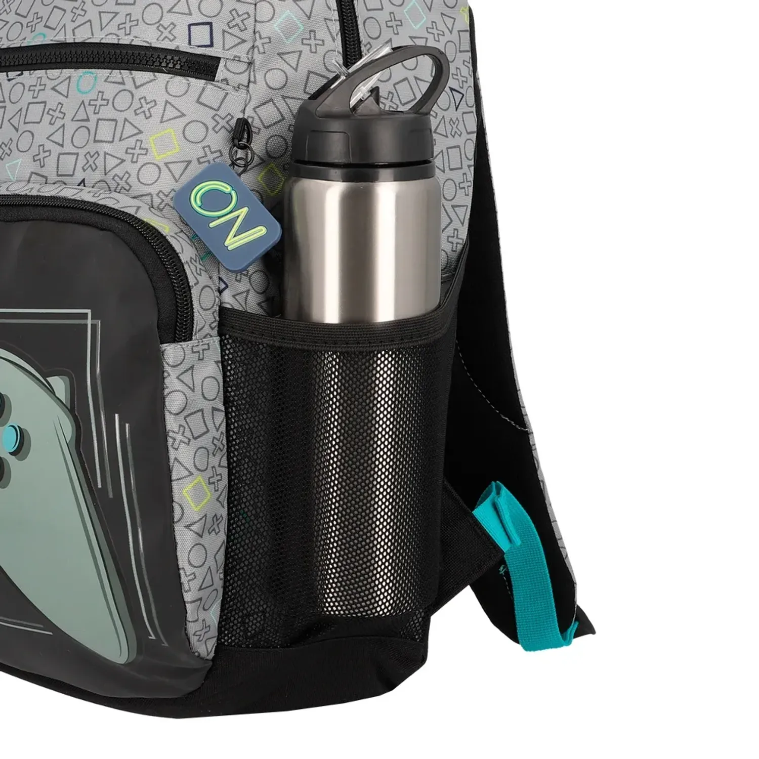 Mochila Xtrem Niño Bolt 6xt color gris | Platanitos