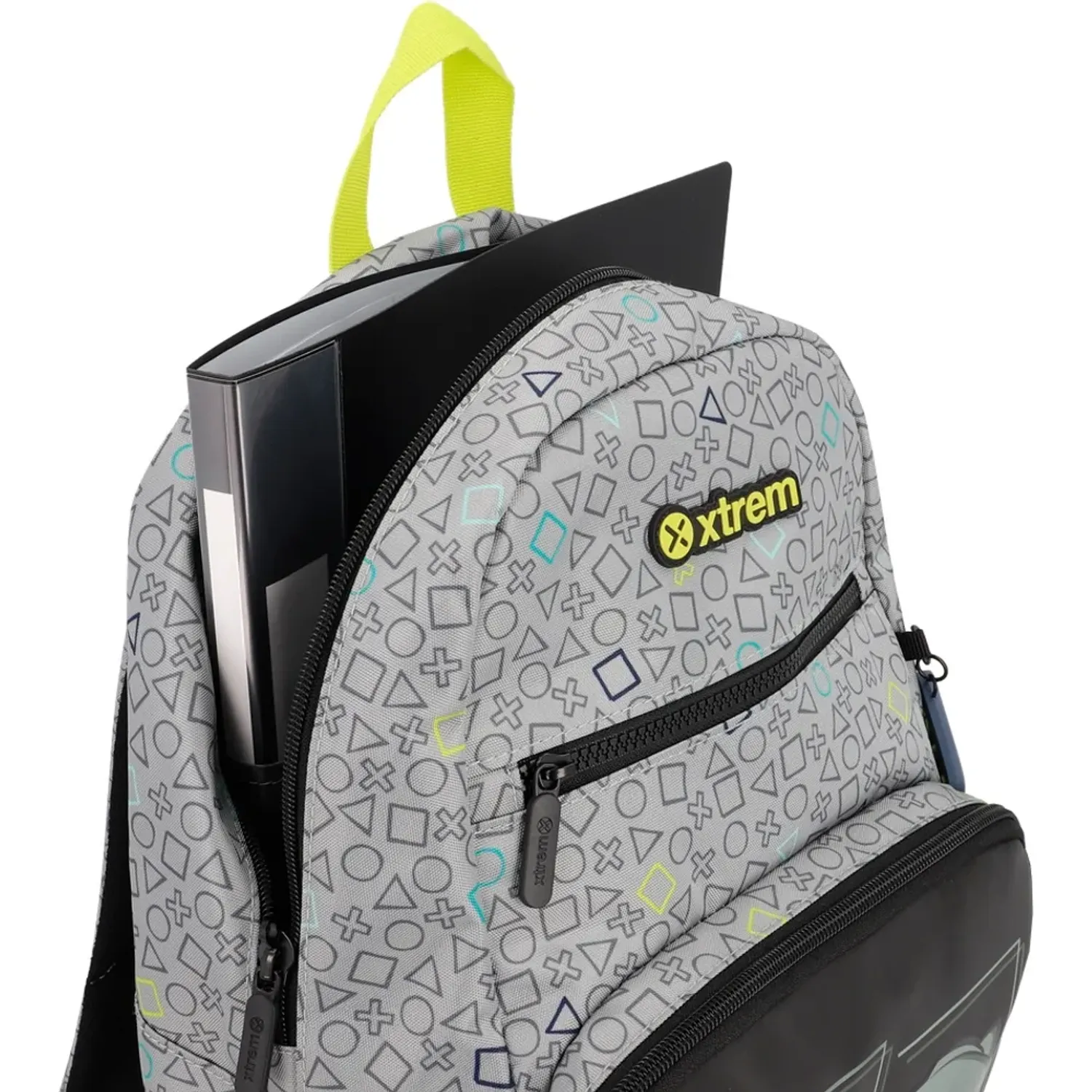 Mochila Xtrem Niño Bolt 6xt color gris | Platanitos