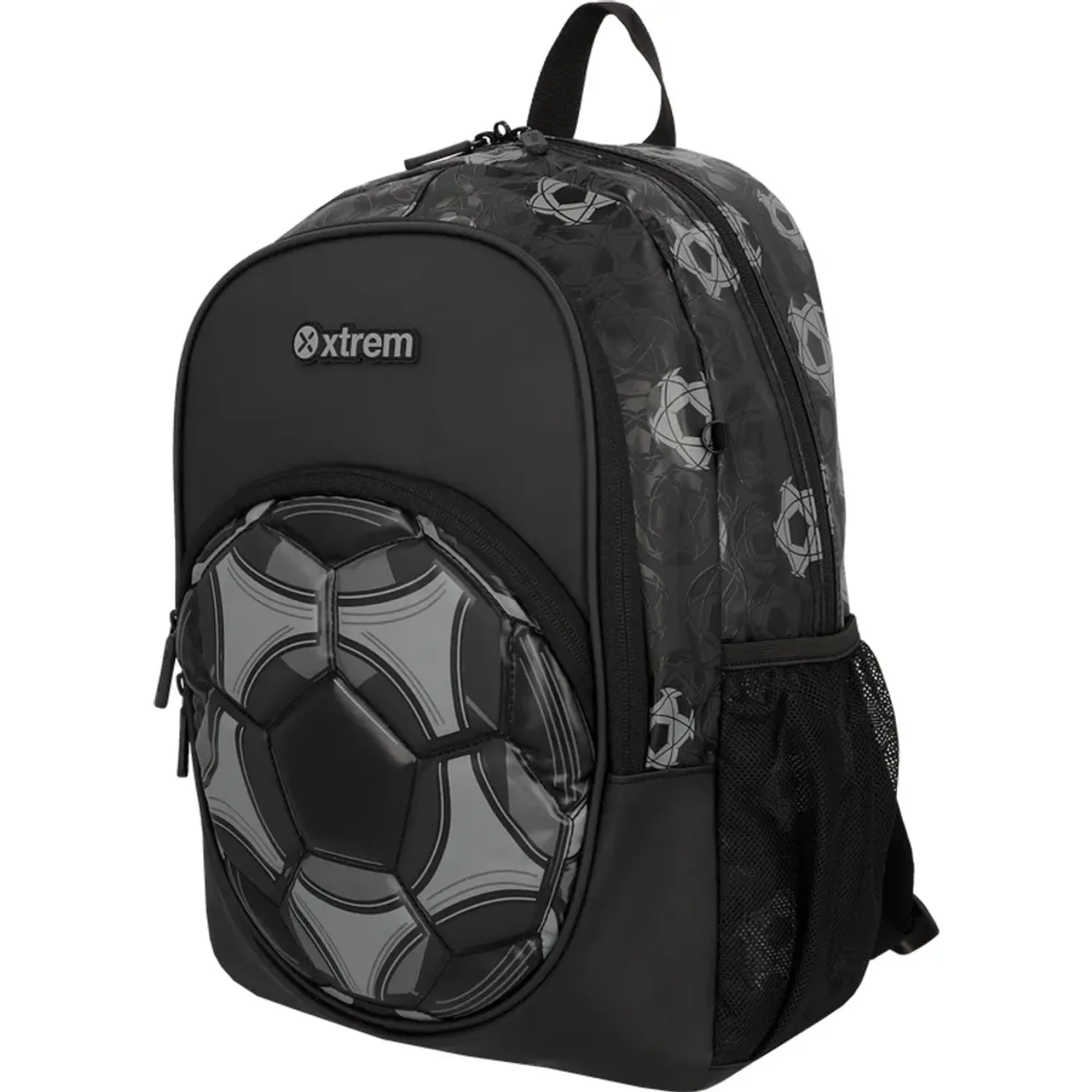 Mochila Xtrem Niño Logan 6xt color negro | Platanitos