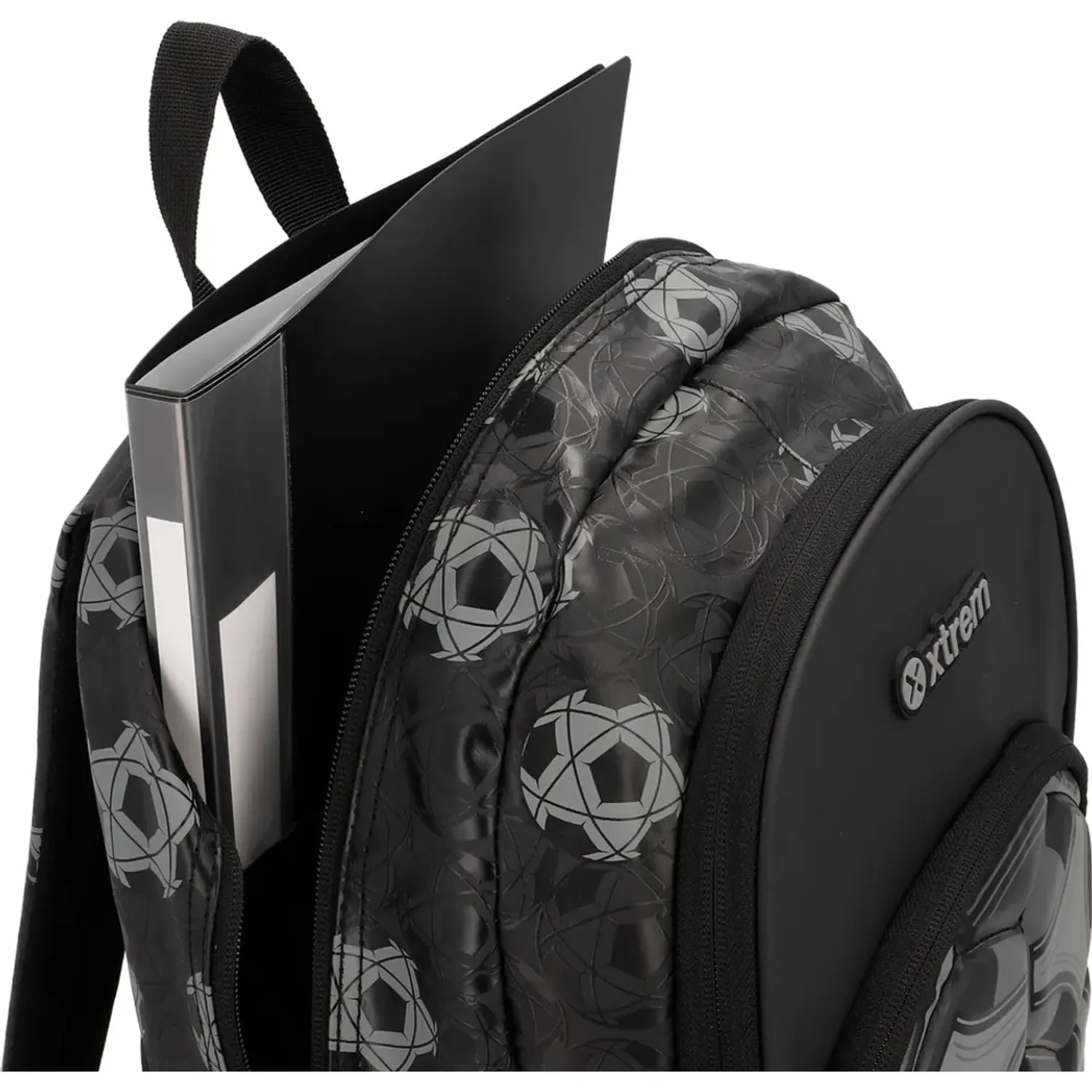 Mochila Xtrem Niño Logan 6xt color negro | Platanitos