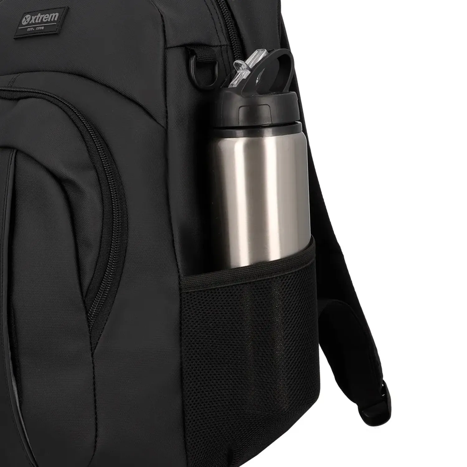 Mochila Xtrem Para Laptop Unisex 15plg Atomik 6xt color negro | Platanitos