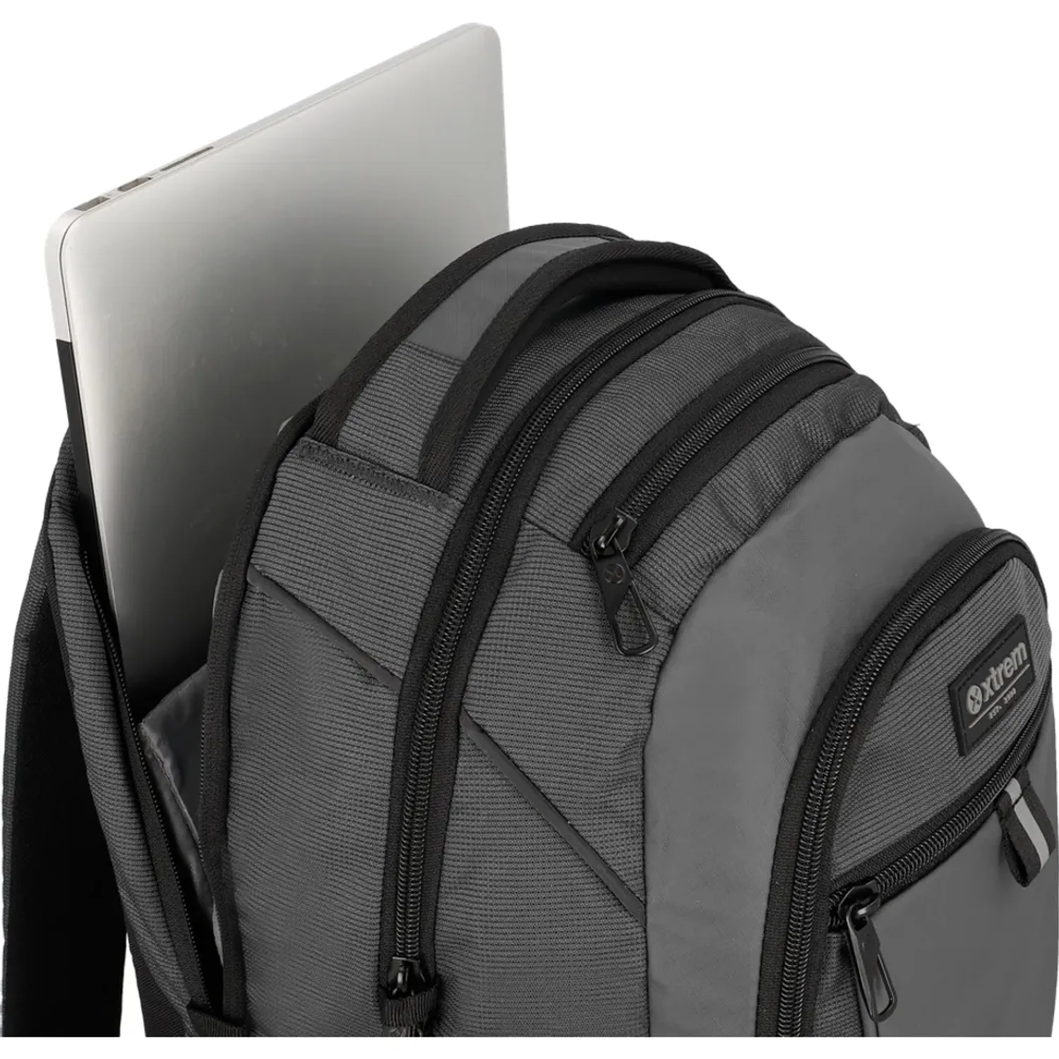 Mochila Xtrem Para Laptop Unisex 15plg Brooklyn 6xt color gris | Platanitos