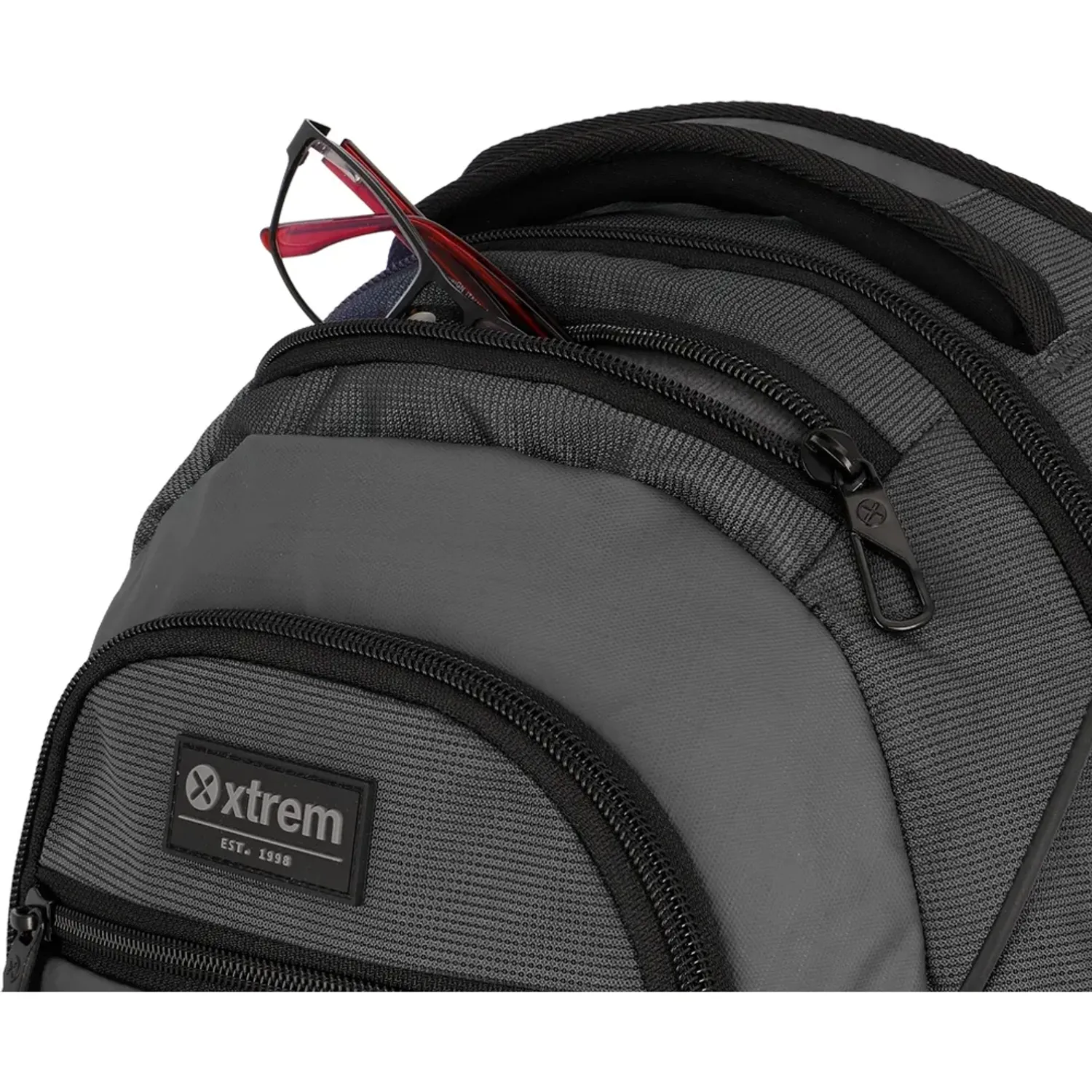 Mochila Xtrem Para Laptop Unisex 15plg Brooklyn 6xt color gris | Platanitos