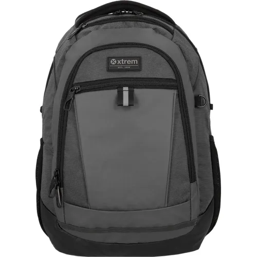 Mochila Xtrem Para Laptop Unisex 15plg Brooklyn 6xt color gris | Platanitos