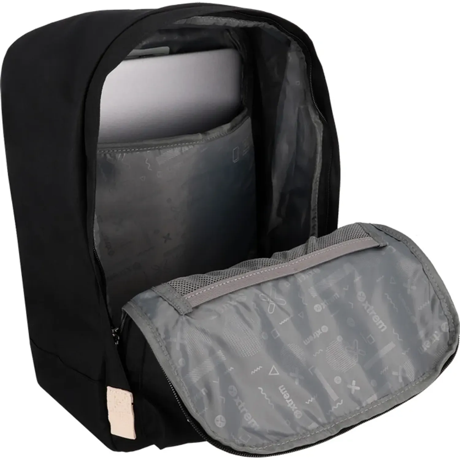 Mochila Xtrem Para Laptop Unisex 15plg Monroe 6xt color negro | Platanitos