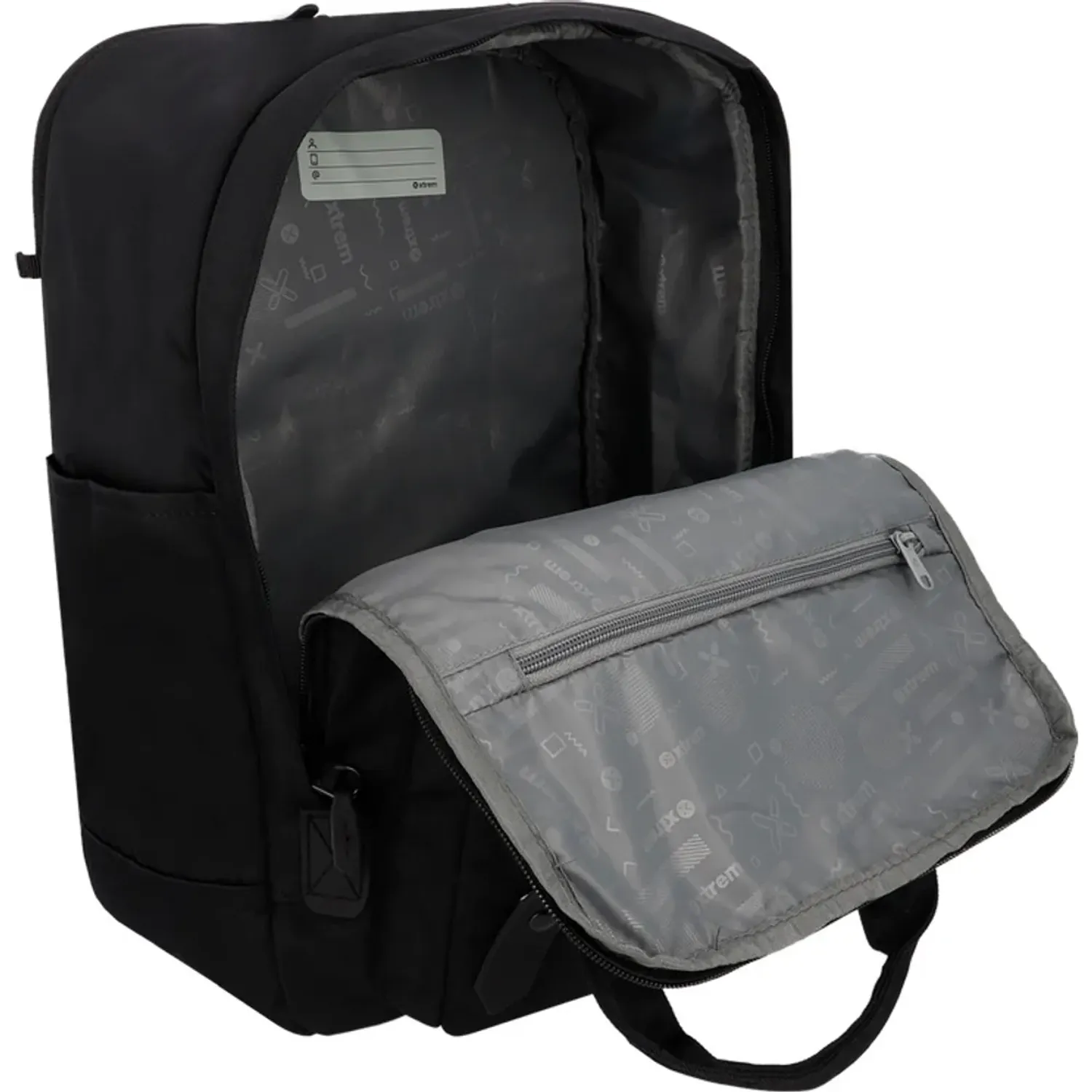 Mochila Xtrem Para Laptop Unisex 16plg Portland 6xt color negro | Platanitos