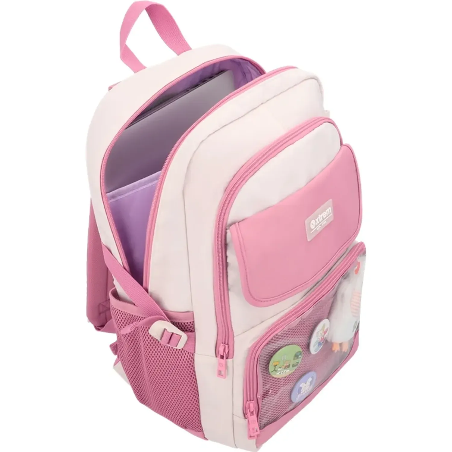 Mochila Xtrem Para Laptop Unisex 15plg Yuki 6xt color beige | Platanitos