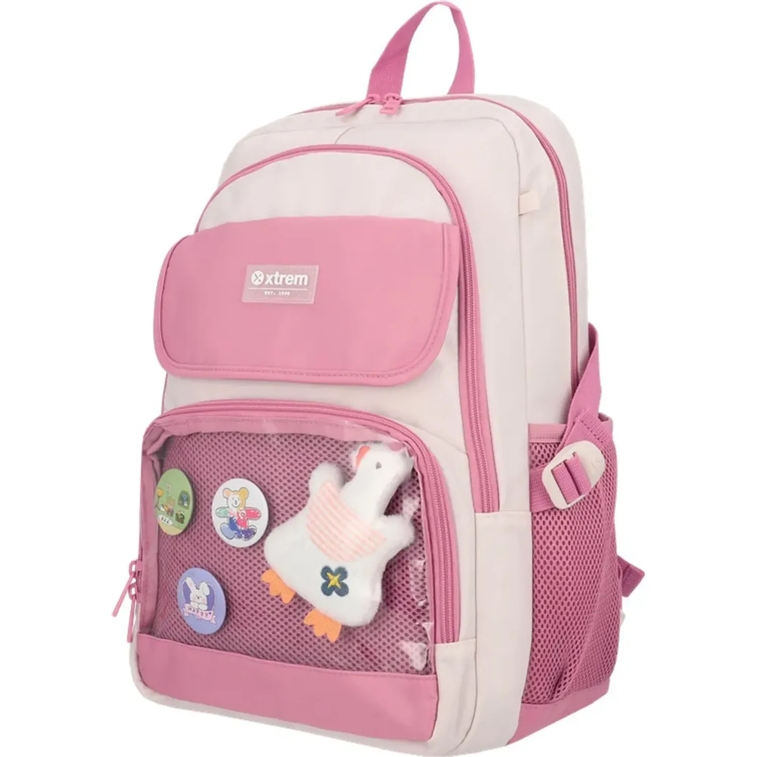 Mochila Xtrem Para Laptop Unisex 15plg Yuki 6xt color beige | Platanitos