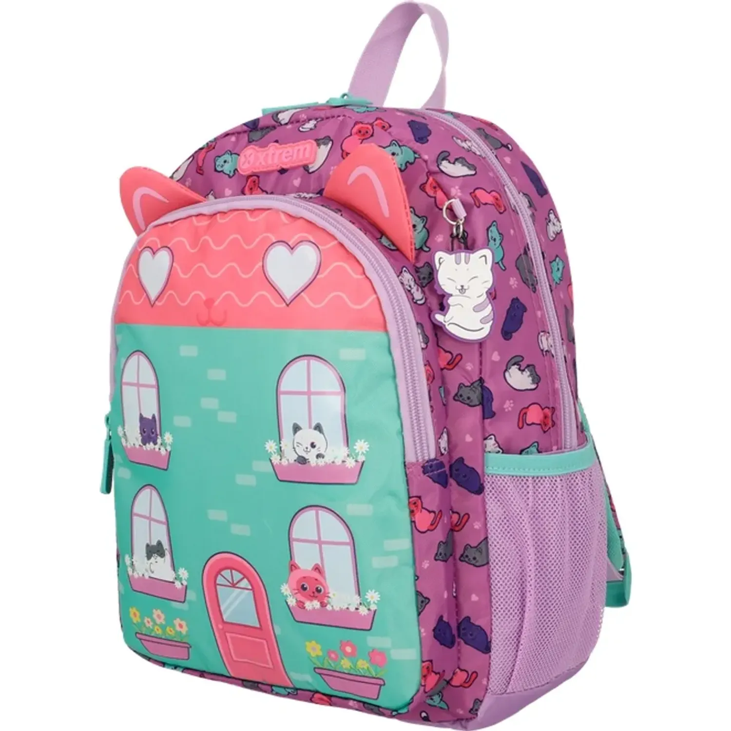 Mochila Xtrem Unisex Kinder 6xt color morado | Platanitos
