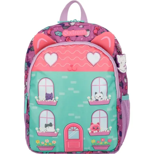 Mochila Xtrem Unisex Kinder 6xt color morado | Platanitos