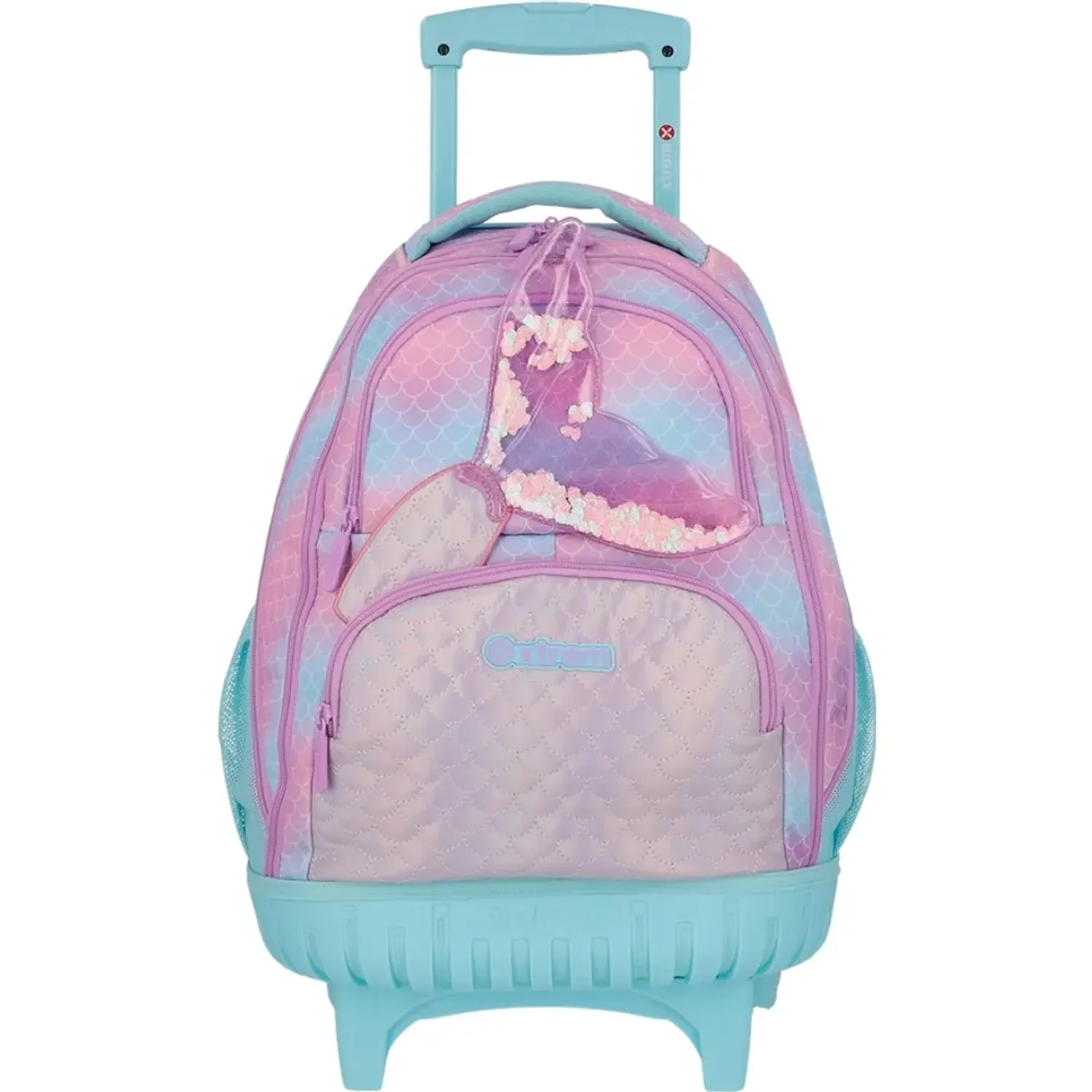 Mochila Xtrem Con Ruedas Niña Cross 6xt color lila | Platanitos