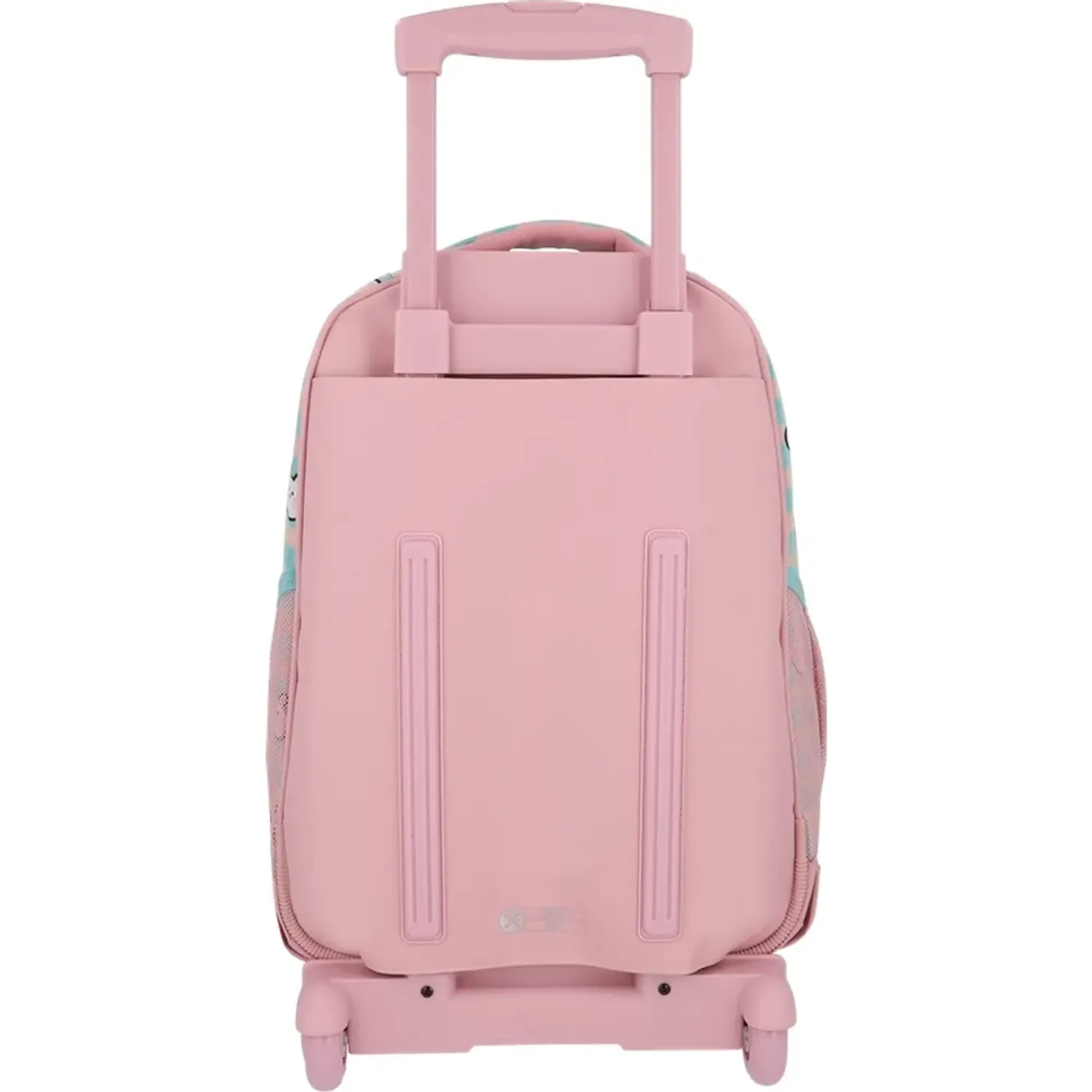 Mochila Xtrem Con Ruedas Niña Cross 6xt color celeste | Platanitos