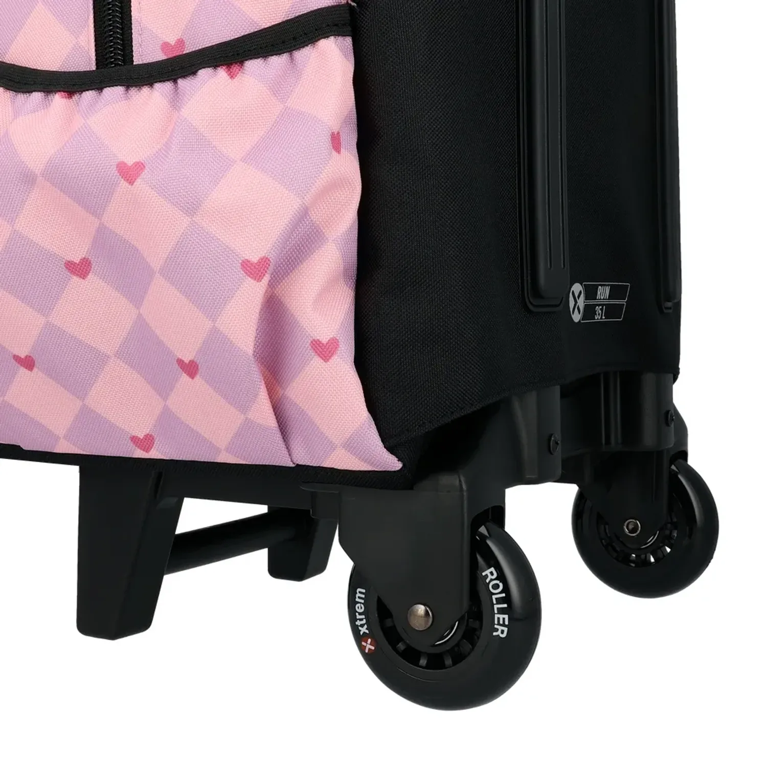 Xtrem Set Xtrem Mochila Con Ruedas Niña Runpack 6xt color negro | Platanitos