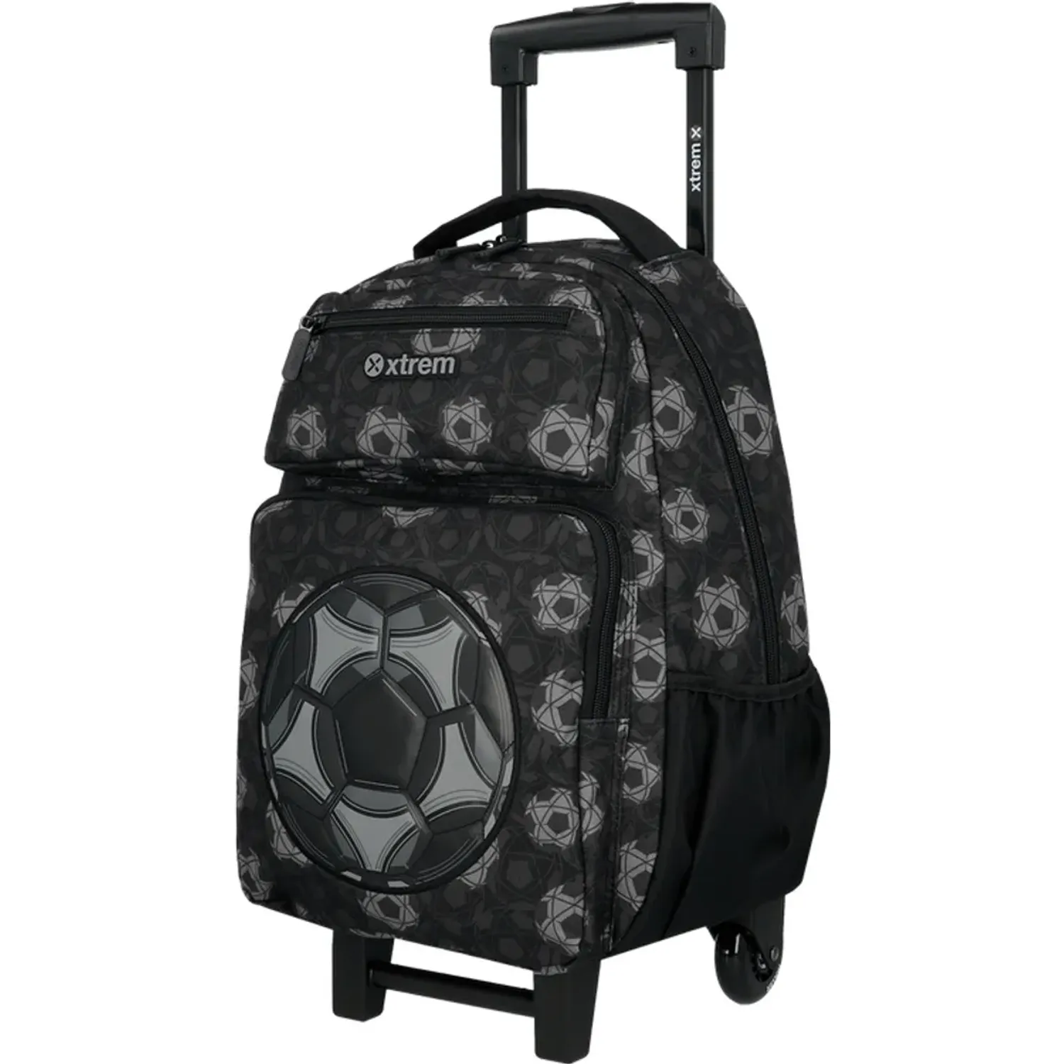 Set Xtrem Mochila Con Ruedas Niña Runpack 6xt color negro | Platanitos
