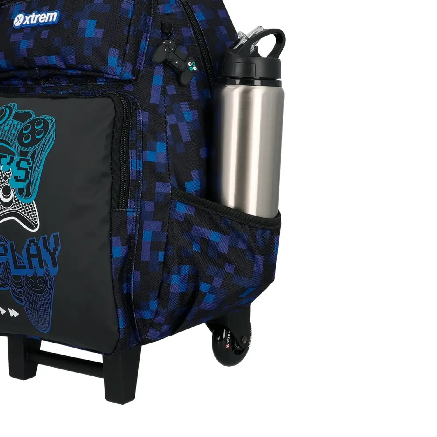 Set Xtrem Mochila Con Ruedas Niña Runpack 6xt color azul | Platanitos