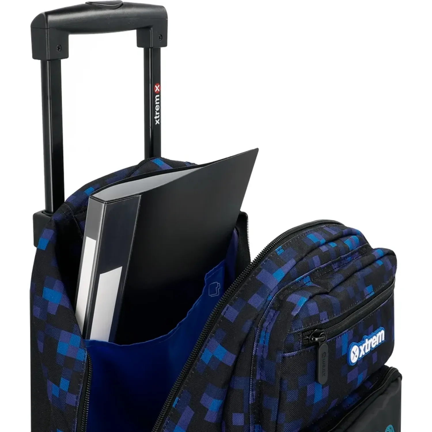 Set Xtrem Mochila Con Ruedas Niña Runpack 6xt color azul | Platanitos