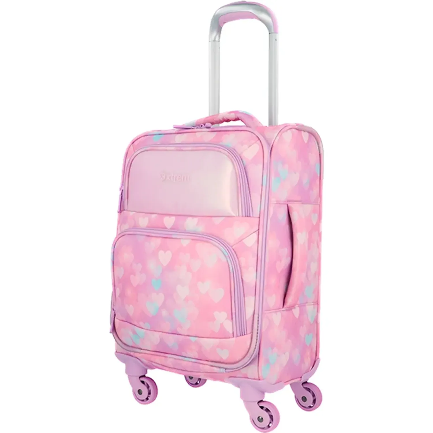 Set Xtrem Mochila Con Ruedas Niña Speedy Pack 6xt color rosado | Platanitos