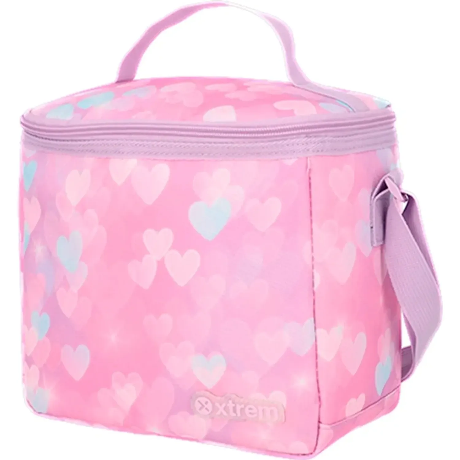 Set Xtrem Mochila Con Ruedas Niña Speedy Pack 6xt color rosado | Platanitos