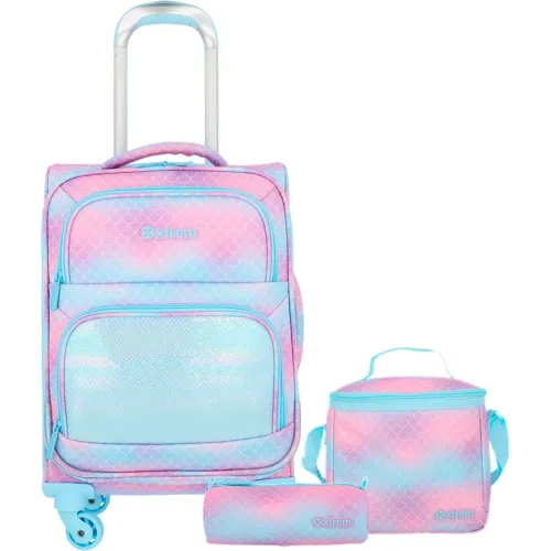 Set Xtrem Mochila Con Ruedas Niña Speedy Pack 6xt | Platanitos