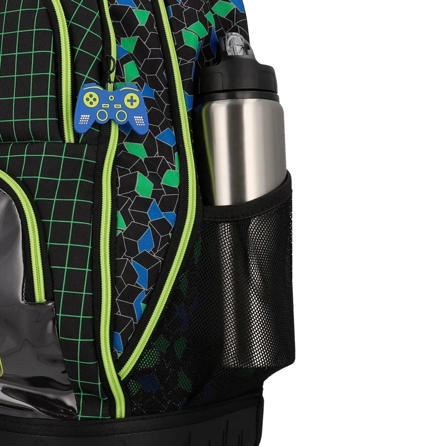 Mochila Xtrem Con Ruedas Niño Cross 6xt color negro | Platanitos