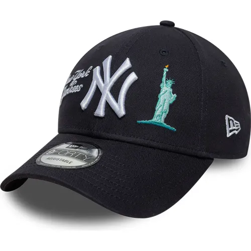 Gorra New Era Urbana Unisex New York Yankees 940 color azul | Platanitos