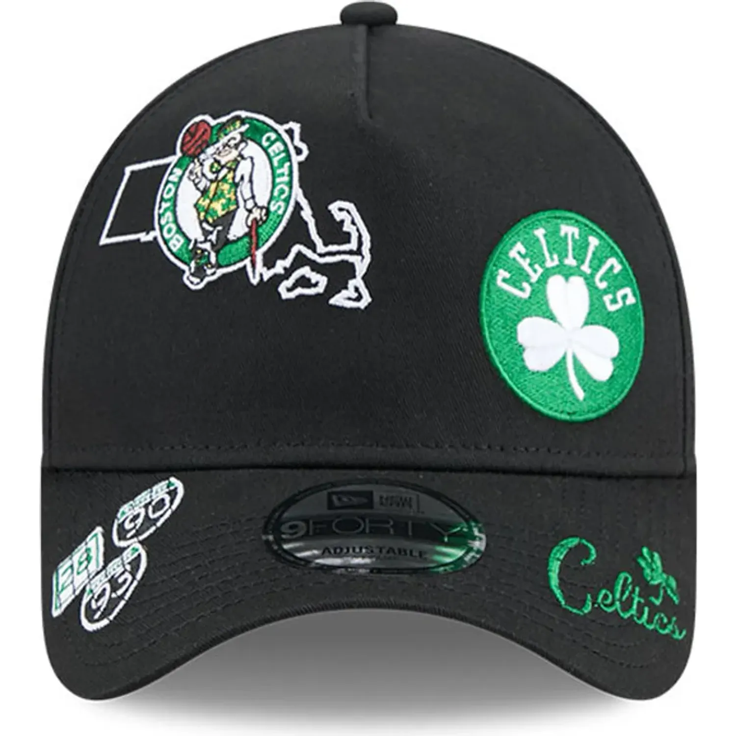 NEW ERA Gorra New Era Urbana Unisex Boston Celtics 940 color negro | Platanitos