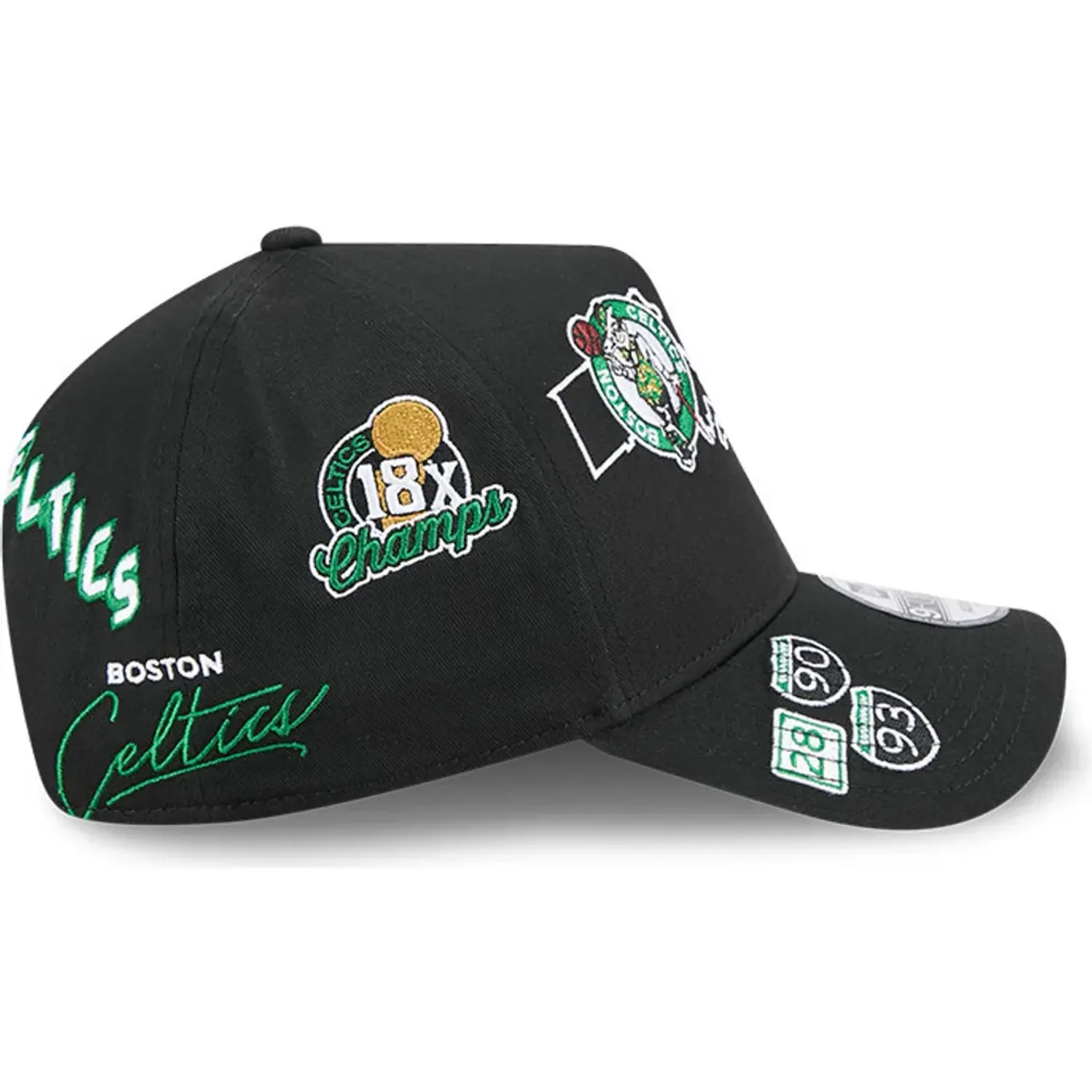 NEW ERA Gorra New Era Urbana Unisex Boston Celtics 940 color negro | Platanitos