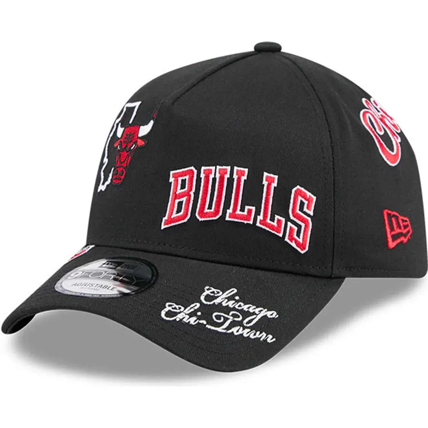 NEW ERA Gorra New Era Urbana Unisex Chicago Bulls 940 color negro | Platanitos