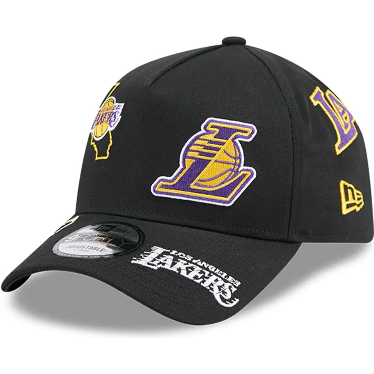 Gorra New Era Urbana Unisex Los Angeles Lakers 940 color negro | Platanitos