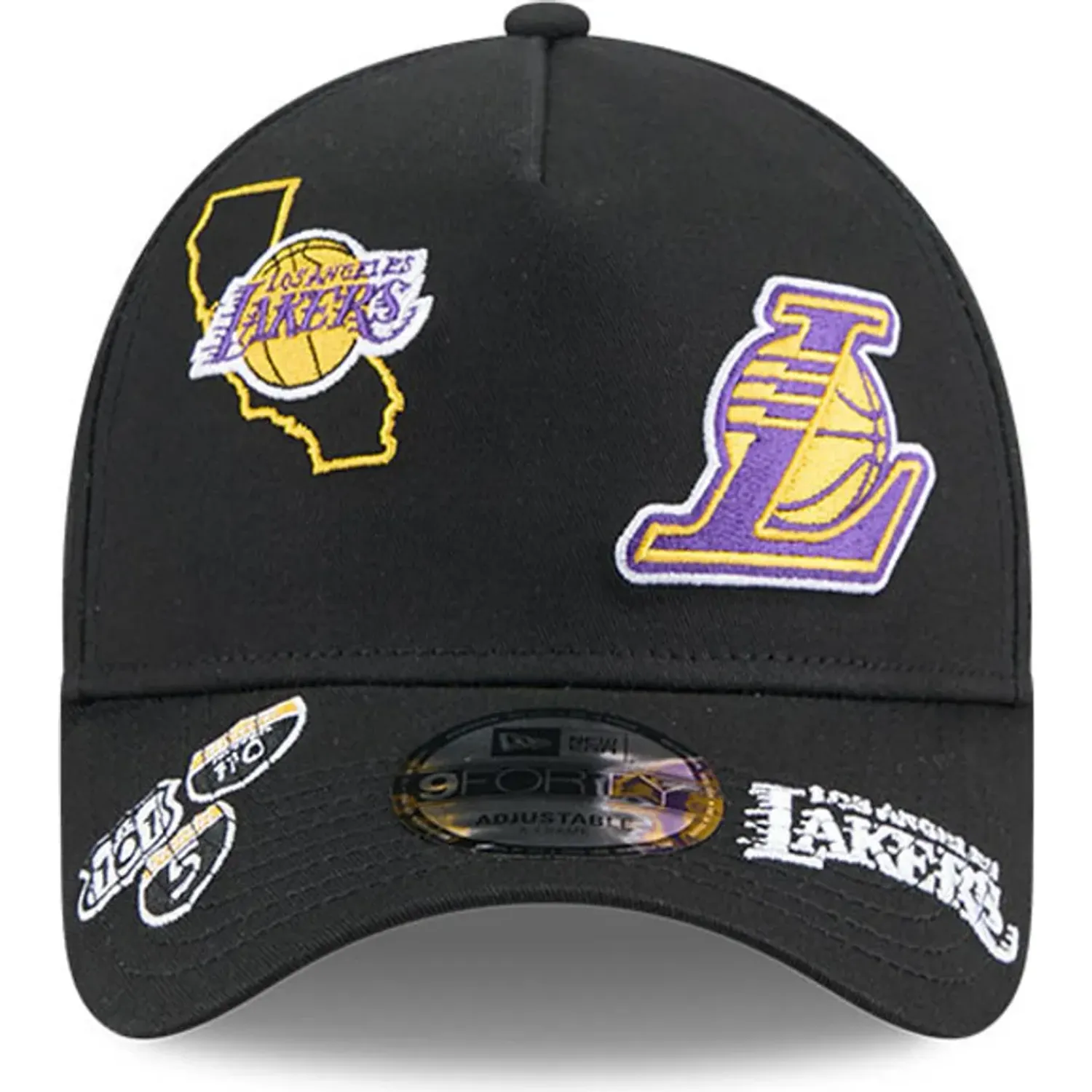 Gorra New Era Urbana Unisex Los Angeles Lakers 940 color negro | Platanitos