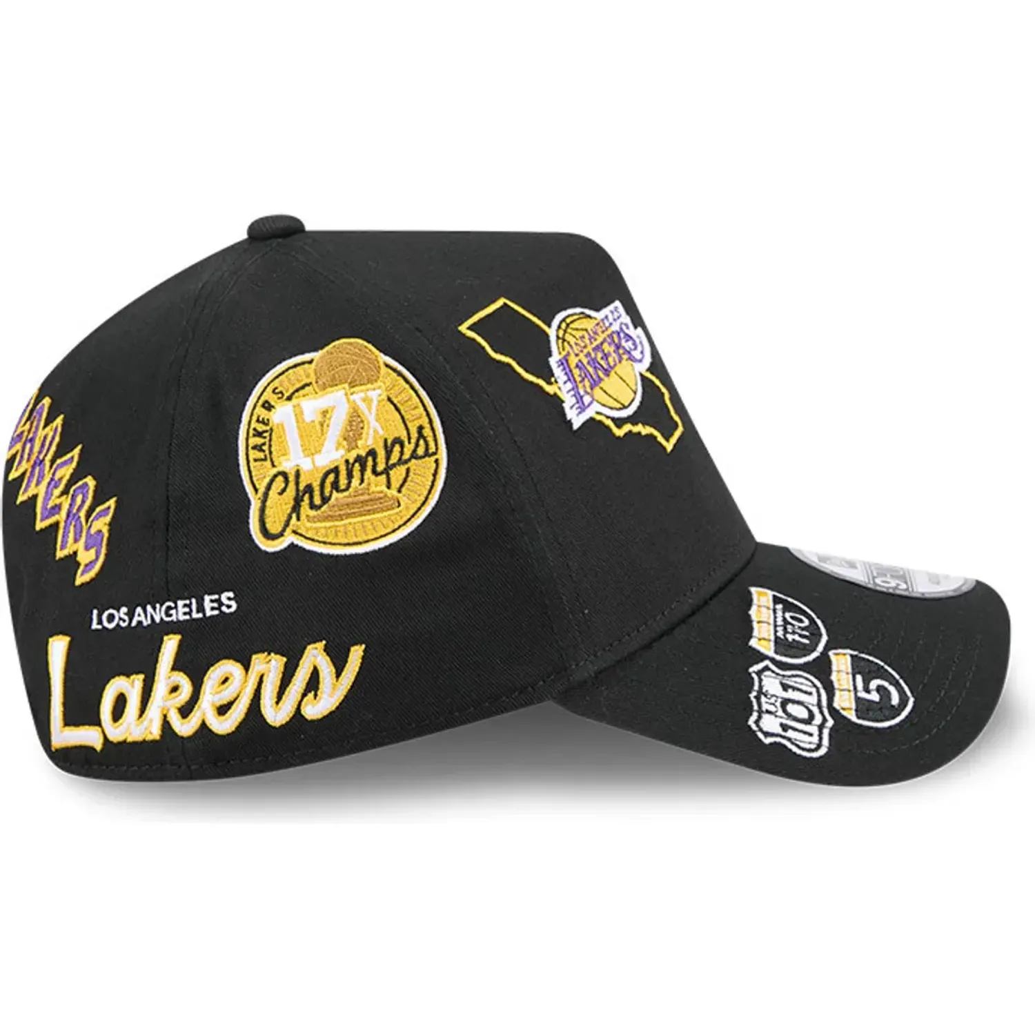 Gorra New Era Urbana Unisex Los Angeles Lakers 940 color negro | Platanitos